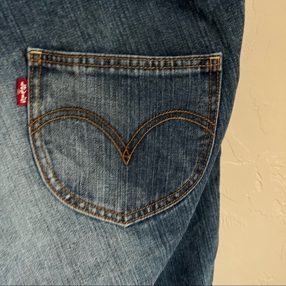 Levi’s 504 Slouch Vintage Y2K Bermuda Denim Shorts - Picture 4 of 8